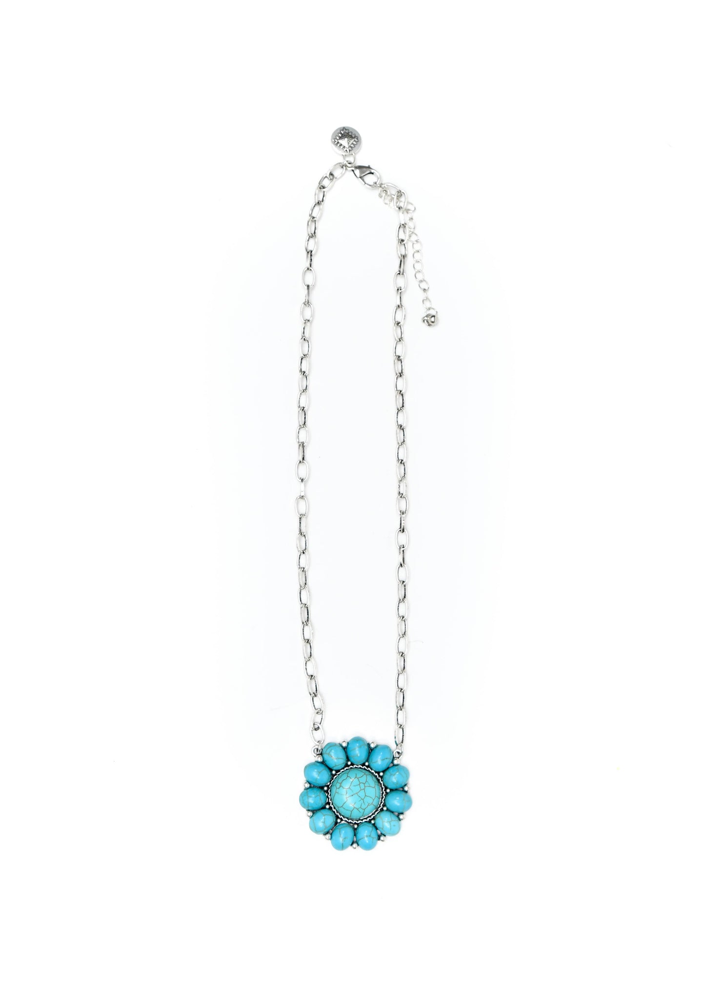 Turquoise Flower Necklace