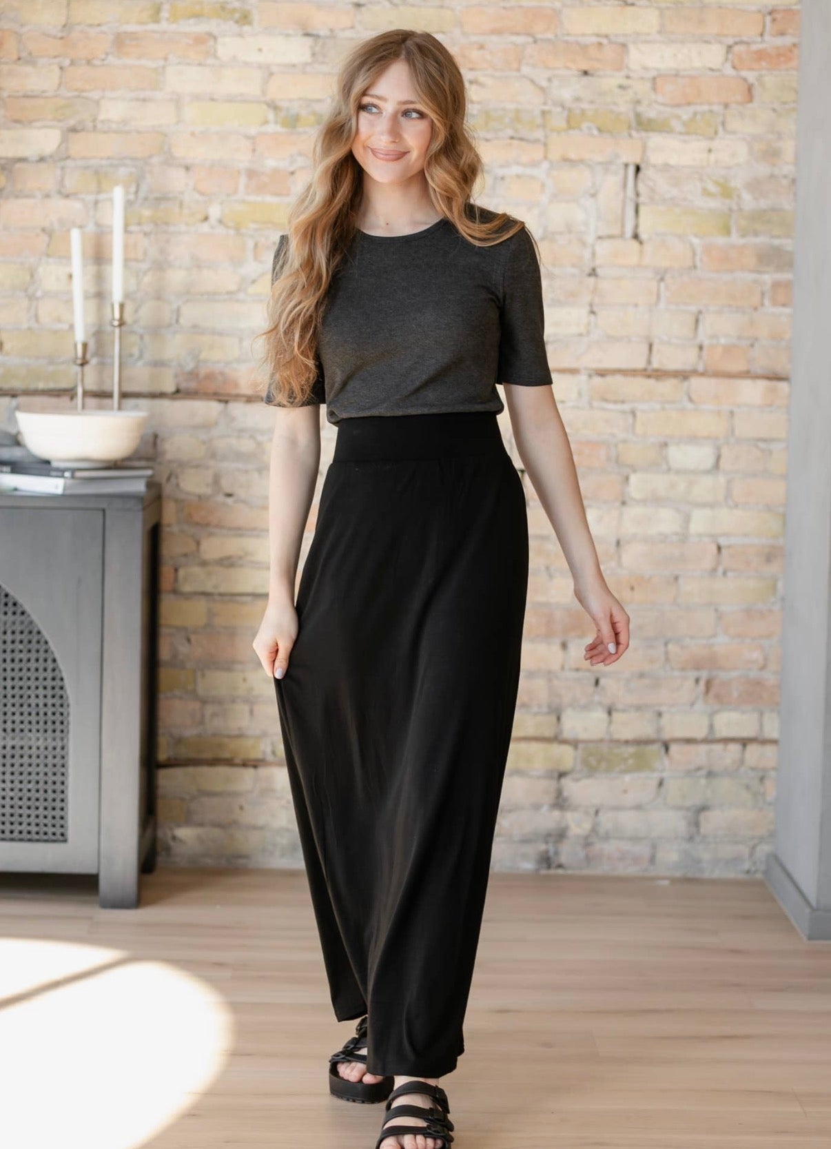 Black Maxi Skirt