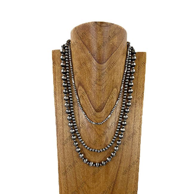 Triple Navajo Necklace