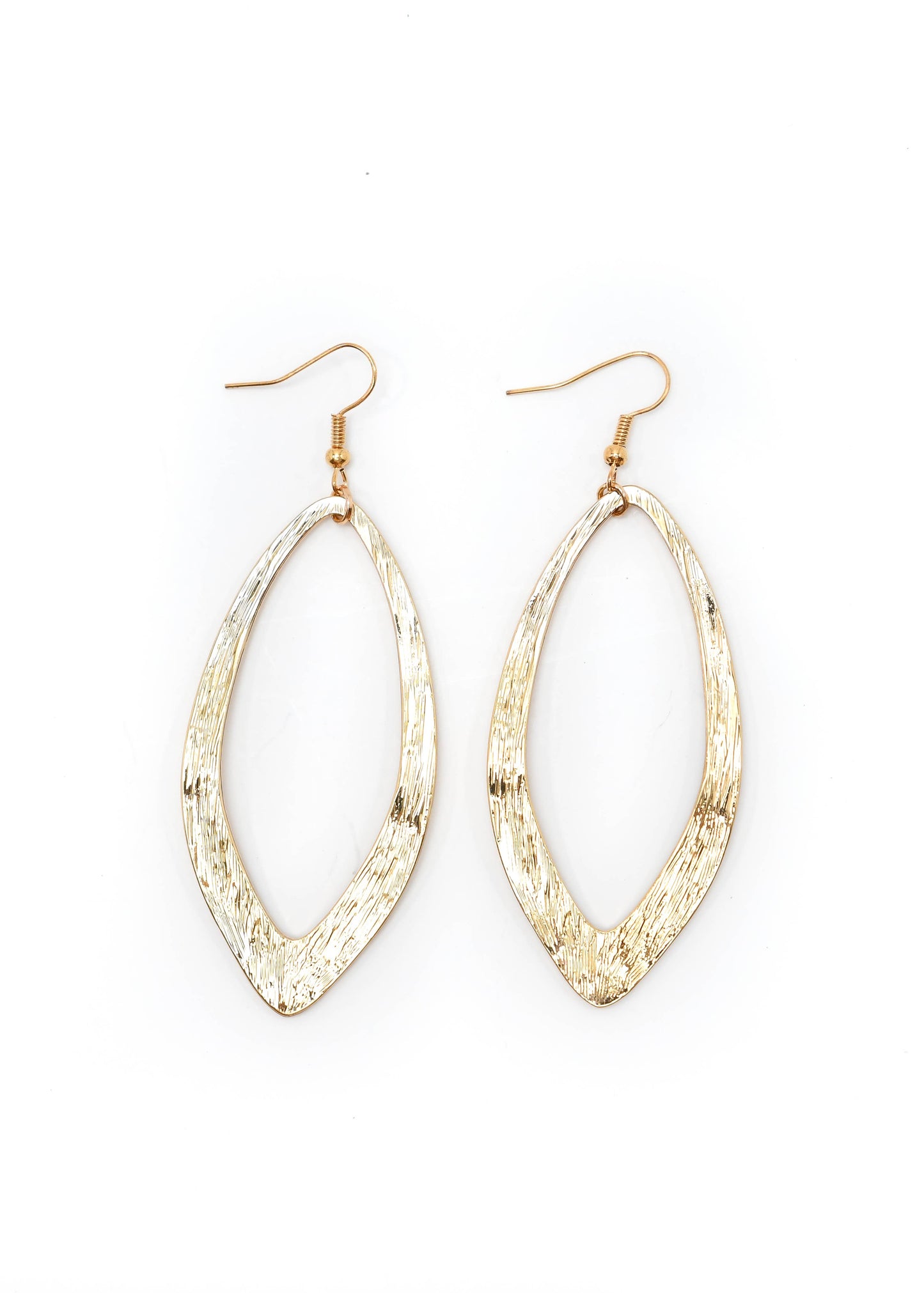 Wavy Cut-Out Gold Earring