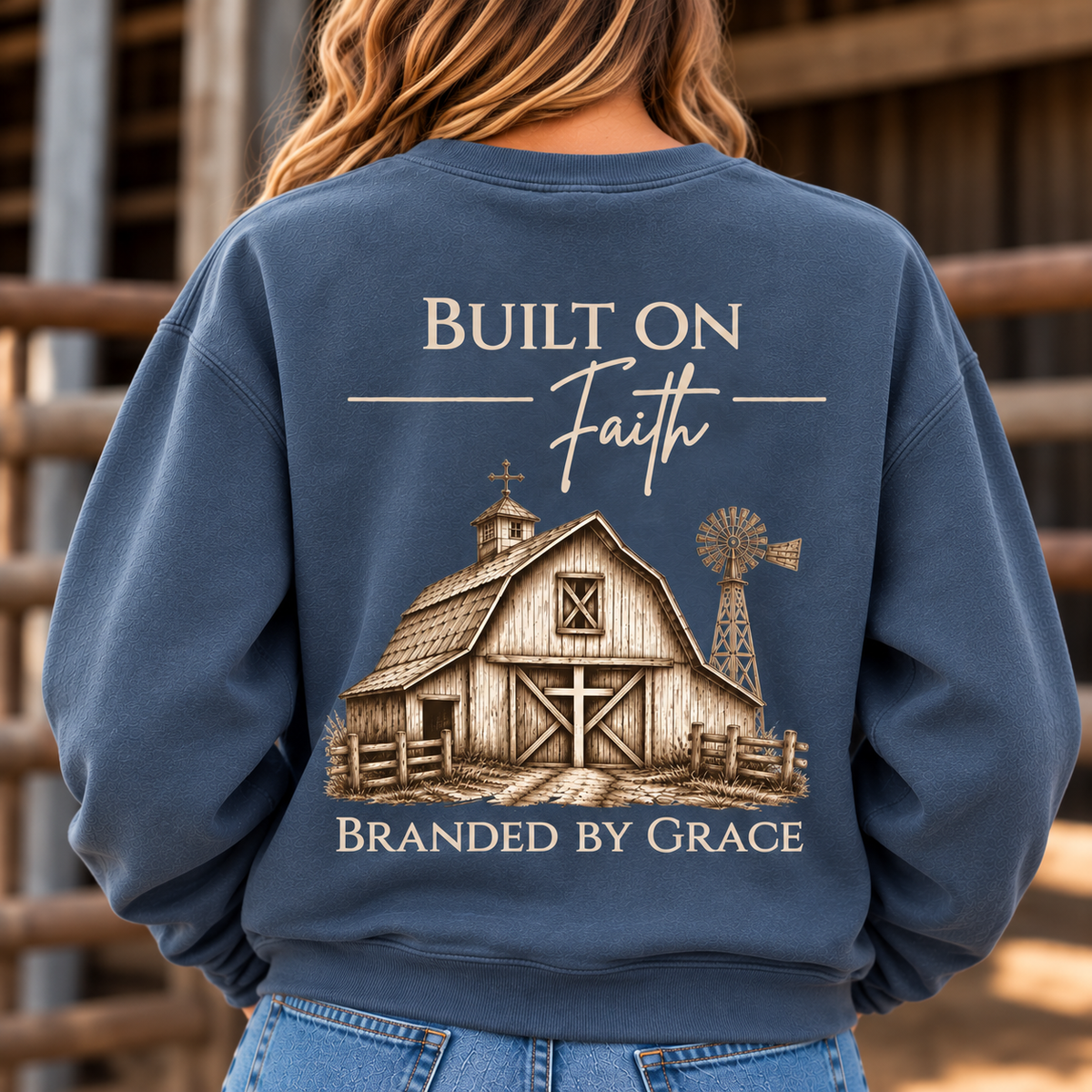 Built on Faith Crewnecks