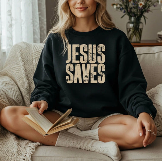 Jesus Saves Crewneck