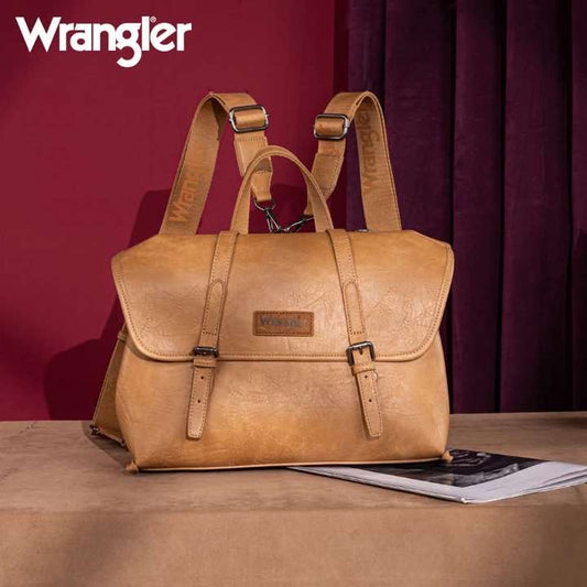Wrangler Leather Backpack