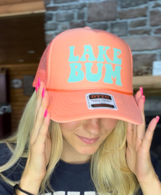 Lake Bum Trucker Hat