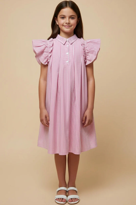 Girls: Pinstripe Dress