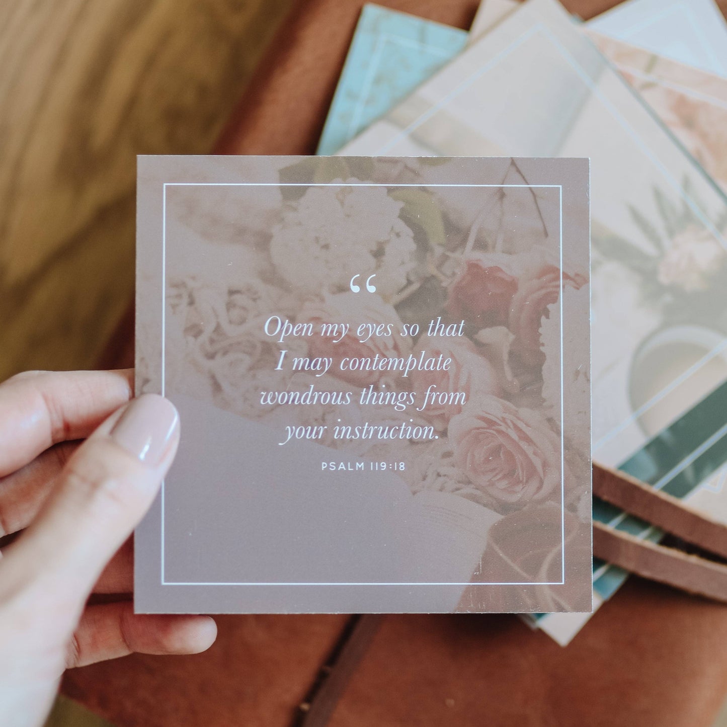 Prayers for Bible Study Verse Card Set