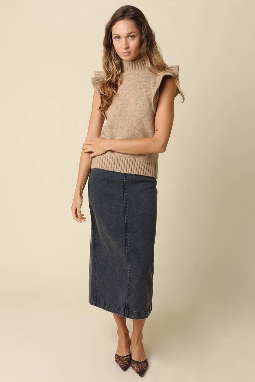 Cielo Ruffle Trim Sweater