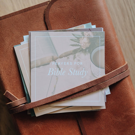 Prayers for Bible Study Verse Card Set