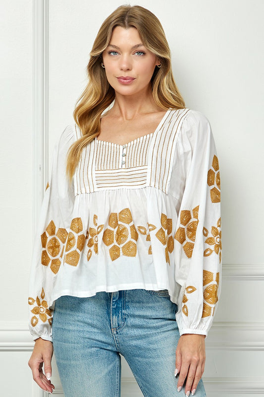 Oak & Ivory Blouse