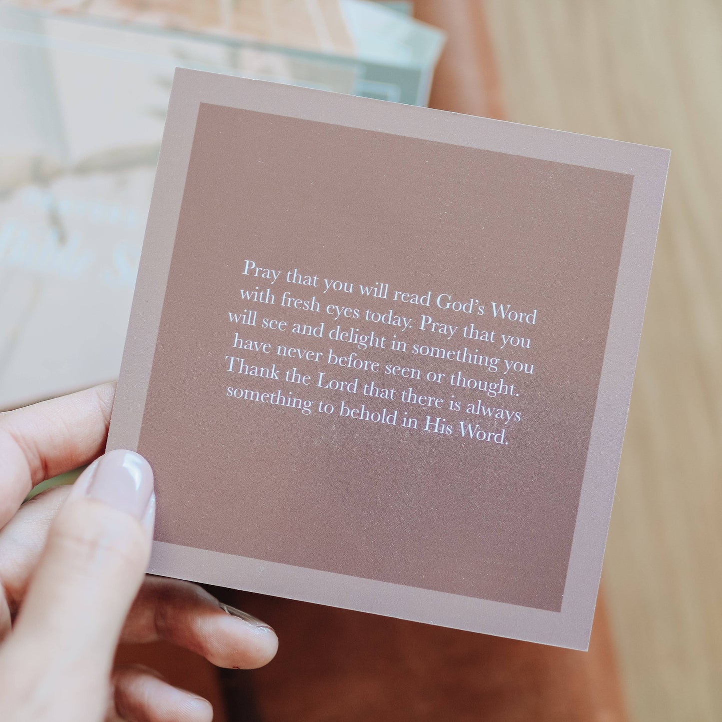 Prayers for Bible Study Verse Card Set
