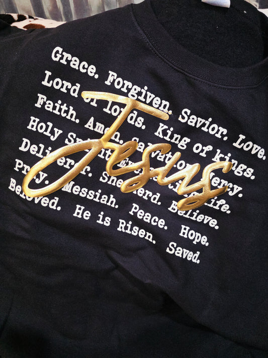 Jesus sweatshirt