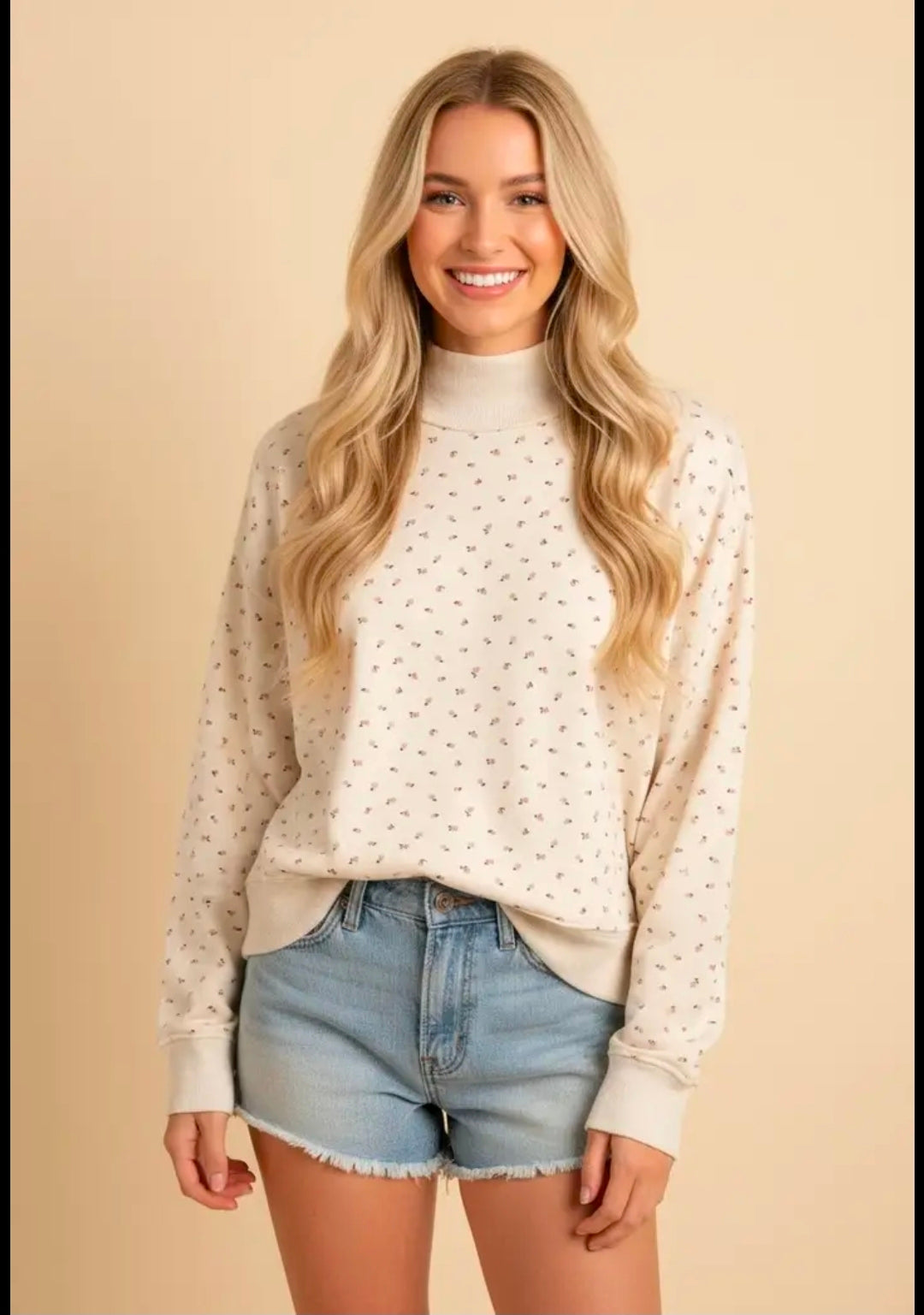 Sweet Prairie Floral Pullover
