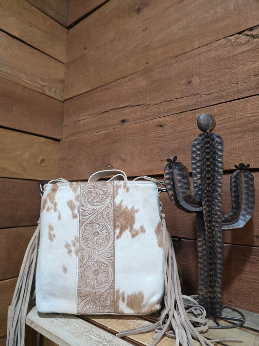 Trinity Ranch Tooled Fringe Purse